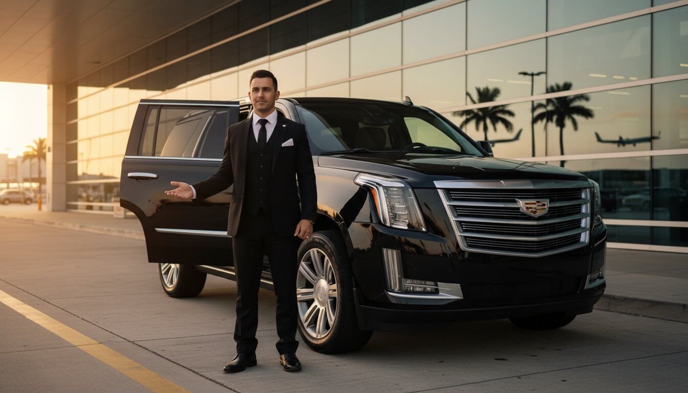 Premier Chauffeur Service in Plantation FL Hero Image Plantation Car Service LEEMO premier chauffeur service Plantation FL — airport transfers to FLL and MIA